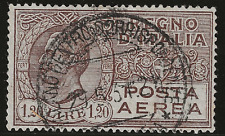1926 Regno d'Italia - 1,20 L. Posta aerea ottima centratura usato firma Carraro