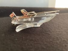 Swarosky boat, barca, motoscafo, base argento, silver, rhodium