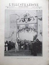 L'illustrazione Italiana 25 Ottobre 1908 Giovanni Grasso Ferdinando Foro Romano