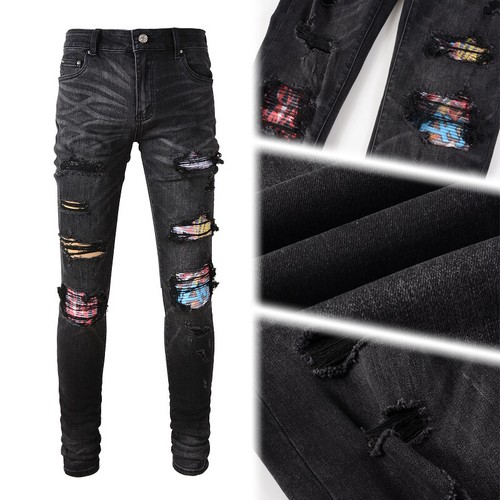 Jeans uomo skinny strappato