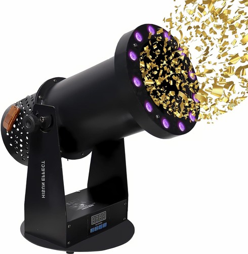 Lanciaconfetti elettrico con - lanciaconfetti,