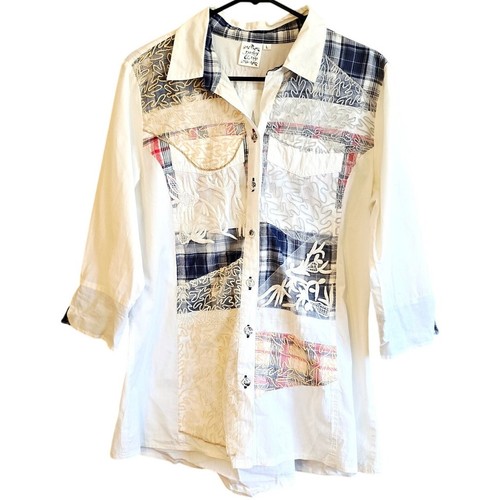 Camicia paisley sage - &,