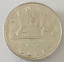 HN Canada Elisabetta II 1972 1 dollaro Ag gr.23,33 FDC KM#64.2a  r441