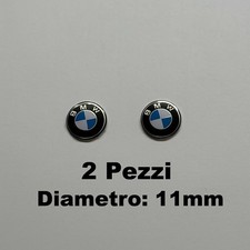 2x Logo 11mm BMW, Adesivo Chiave OEM BMW 66122155754,