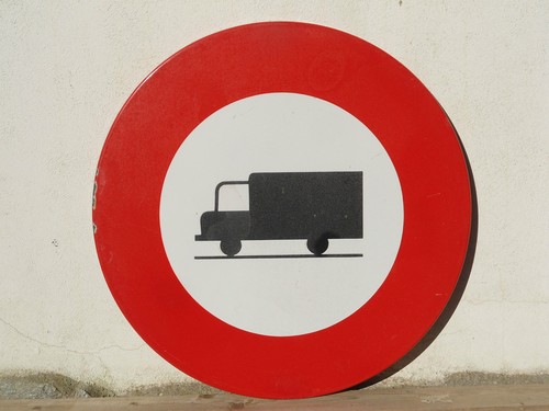 Divieto accesso camion 1955 - divieto,