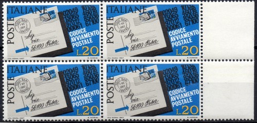 Italia 1967 quartina - italia,