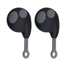 2 pezzi 2 pulsanti auto chiave