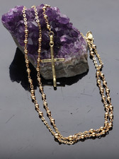 ROSARIO IN ORO ROSA E GIALLO