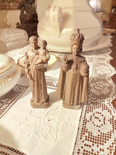 Coppia statuine antiche bronzo - coppia,