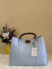 Borsa Donna Vera Pelle Azzurra