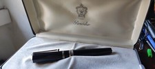 Pineider Penna roller in metacrilato e veretta in argento da collezione