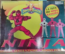 Costume POWER RANGERS NINJA PINK ROSA Mighty Morph GIOCHI PREZIOSI Vintage 1995