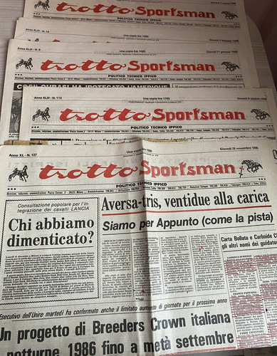 Lotto giornali cavalli - 10,