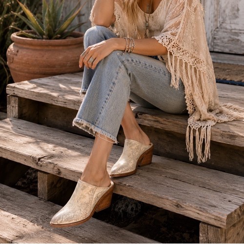 Zoccoli slip frye lena - on,