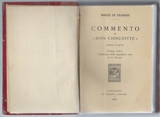"Commento al "Don Chisciotte" " Miguel De Unamuno
