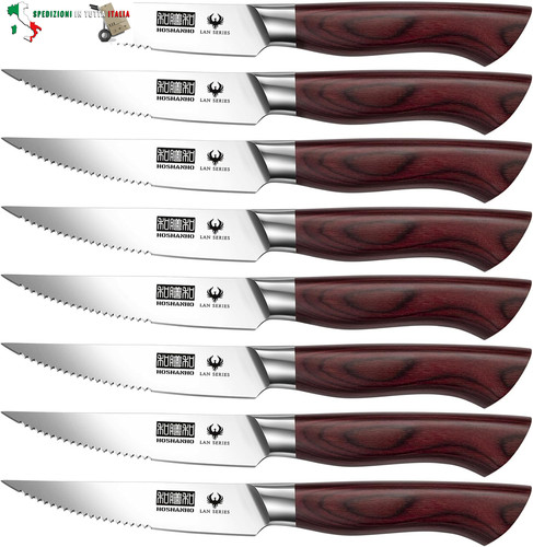 Coltelli bistecca set 8 - coltelli,