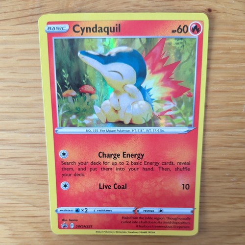 Cyndaquil swsh221 pokemon card - swsh221,