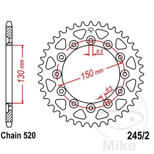 Sprockets corona plato - sprockets,