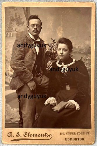 Cabinet card rare clements - card,