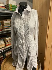 Camicia lunga mini abito Please grigio chiaro tg M 45