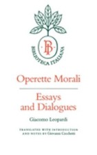 Operette morali essays and - essays,