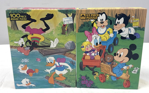 Lotto due puzzle vintage - due,