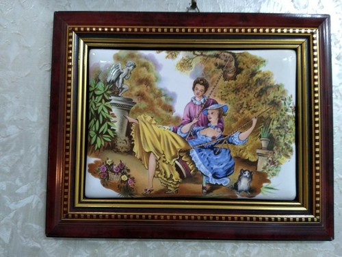 Antico quadro ceramica - antico,
