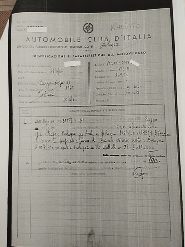 Vespa 180 bologna solo - vespa, ss