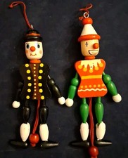 Lotto Marionette In Legno