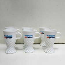 Suchard Espresso pubblicità tazze di cioccolato Tazze di vetro opalino Set di 6