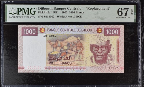 Gibuti 1000 franchi - gibuti, 2005
