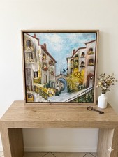 Quadro Olio su Tela Borgo