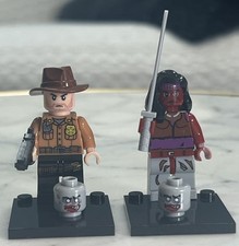 Lego Rick Grimes e Michonne