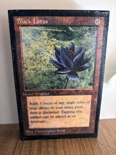 Magic black lotus legno - legno,