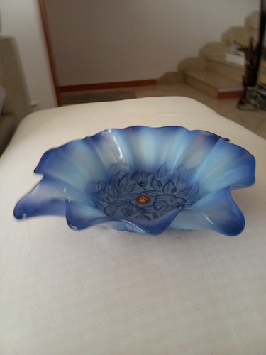 Centrotavola vetro blu - centrotavola,
