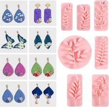 Foglie Timbri Argilla, 7 Forme