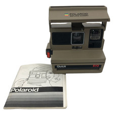Macchina Fotografica Istantanea Polaroid 600 Land Camera Quick 610 + Istruzioni
