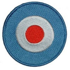 Mod Target Patch Iron On Sew