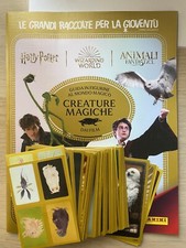 Panini 2023 Album Completo Harry Potter Creature Magiche + Set 100 Figurine