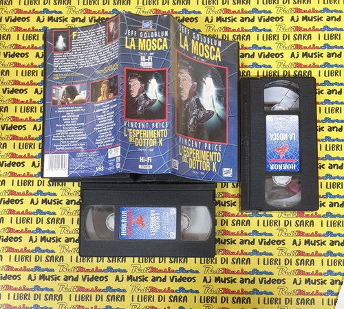 Box vhs film mosca - la, +