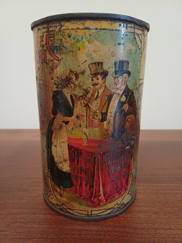 Antica scatola latta - scatola,