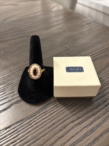 Anello vintage avon perla - anello,
