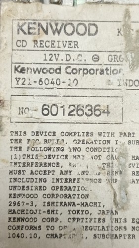 Kenwood ricevitore - kenwood, cd