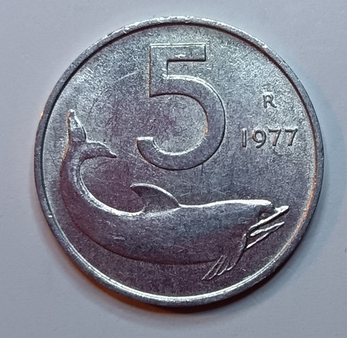 Monete repubblica italiana - repubblica, 5