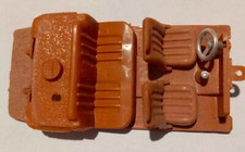 CAR MODEL MEBETOYS FIAT 124 TAXI SC.1.43 VERDE METAL A-43  RICAMBI INTERNO