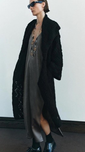 Zara cappotto maglia - cappotto, lunga