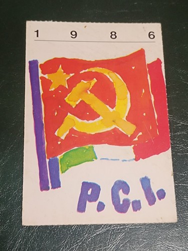 Tessera pci partito - p.c.i.,