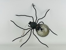 Vintage Lampada Ragno Da Parete In Rame E Ferro Battuto Modernariato Anni ‘50