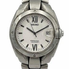 SEIKO 8F32-0010 Calendario perpetuo argento