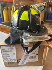NUOVO MSA Black Cairns 880 casco antincendio termoplastico tradizionale con NFPA Bourkes